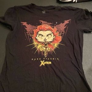 dark phoenix graphic tee